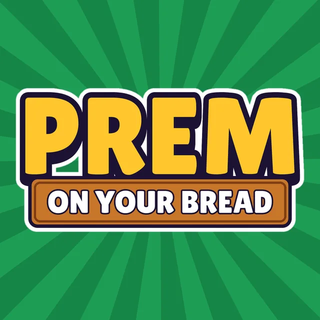 Prem on Your Bread wordmark on green