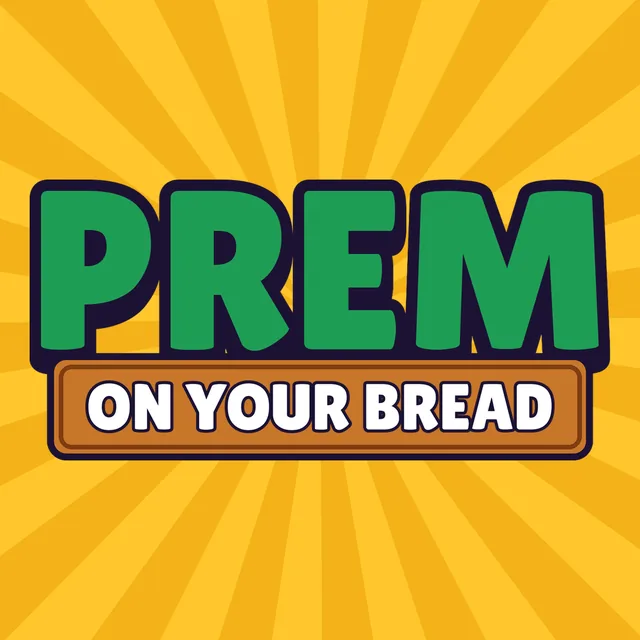 Prem on Your Bread wordmark on yellow
